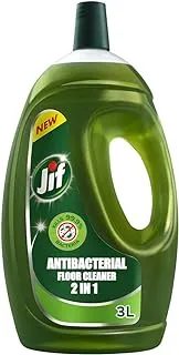 منظف ​​الأرضيات JIF المضاد للبكتيريا بقوة 5 ، الصنوبر ، يقتل 99.9٪ من الجراثيم للأرضيات النظيفة ، 3 لتر