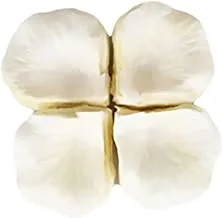 1000 pieces artificial silk flower petals - White