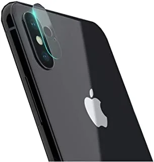 غشاء واقي عدسة الكاميرا من الزجاج المقسى الشفاف لهاتف Apple iPhone X.
