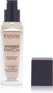 Eveline Cosmetics Wonder Match No.10 Light Vanilla Face Fluid 30ml
