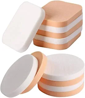 COOLBABY Set Of 12 Flawless Facial Foundation Sponge Multicolour
