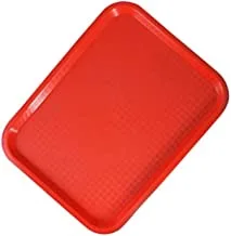 Sunnex Polypropylene Fast Food Tray - Red, 41.5x31cm