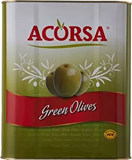 Acrosa Whole Green Olives, 221/260, 7500g, Pack of 1