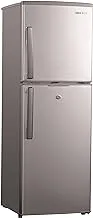 Nikai 134 Liter 4.7 Cubic Feet Double Door Refrigerator Woth Defrost, Model No NRF170N23S with 2 Years Warranty, Silver, 134 Liters