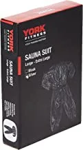 York Fitness L/XL Sauna Suit, Silver - 60497
