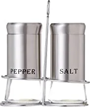 Cuisine Art Salt & Pepper Set with Stainless Steel Coating 3Pcs Set, Q-SP-GL7