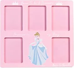 Disney Princess Photo frame – School Photo Frame Collage for Wall and Table - Solid MDF Wooden Framework – 5 Photos Partitions (Official Disney Product)