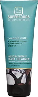 Be Care Love Superfoods Coconut Milk Moisture Therapy Treatment Mask 8 Oz