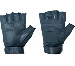 Mountain Gear Half-Finger Gloves Cycling Gloves Medium Black