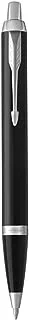 Parker Im Ballpoint Pen | Black Lacquer With Chrome Trim | Medium Point Ink Refill | Gift Box| 8363, 1931665