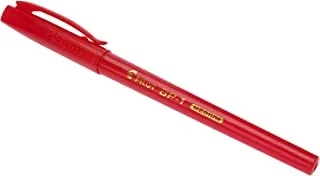 Pilot BP-1-M-R-INE Red Ink Ballpoint Pen, 1.0 mm Tip Size