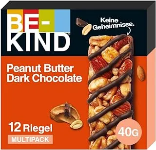 Be-Kind Peanut Butter And Dark Chocolate Nut Bar, 12 X 40G - Pack of 1
