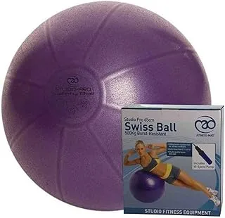 Fitness-Mad 150Kg Swiss Ball & Pump - 65cm Graphite & Online userguide.