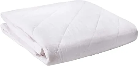 DEYARCO Regency Klub Mattress Protector Quilted Poly Cotton Soft Highly Absorbent Quick Dry Size King 1pc 180 x 200 cm Color White