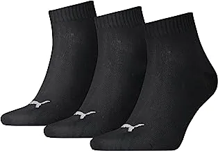Puma Men's Quarter Plain 3 Pack Socks