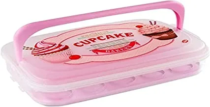 Snips Vintage Cupcake Holder, Pink, 44920