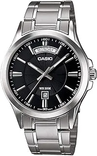 Casio Mtp-1381D-1Avdf For Men- Analog, Casual Watch, Grey Band, Analog Display
