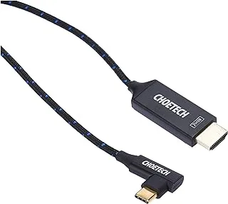 كابل Chotech USB Type-C إلى HDMI 4K بطول 1.8 متر أسود