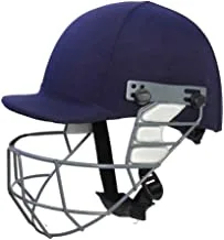 FORMA Club Helmet with Mild Steel Grill Navy Blue - Junior/Boys - 51-53cm