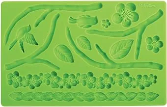 Wilton Silicone Nature Designs Fondant And Gum Paste Mold - Cake Decorating Supplies