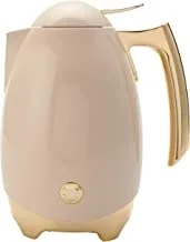 Al Saif Coffee And Tea Vacuum Flask Size: 1 Liter, Color: Beige