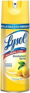 Lysol 12.5 oz. Disinfectant Spray Lemon Breeze