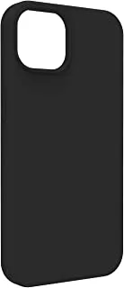 جراب Baykron سيليكون مقاوم للبكتيريا باللون الأسود لهاتف iPhone 13