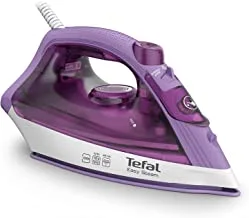 TEFAL Steam Iron | Easy Steam Iron XL | Steam output of 24g/min | 100 g/min with the boost | 1200W | 220ml Water tank capacity | 5 Temperature Settings | 50/60Hz | FV1953M0