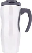 Al Saif Stainless Steel Coffee Mug Size: 16 OZ, Color: Silver