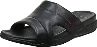 FitFlop FREEWAY POOL SLIDE IN LEATHER mens Sandals