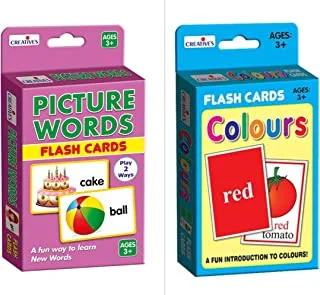 Creative Picture Words Flash Cards, Multi-Colour, 373