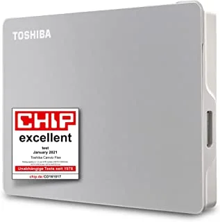 Toshiba Canvio Flex 2Tb Silver - HDTX120ESCAA