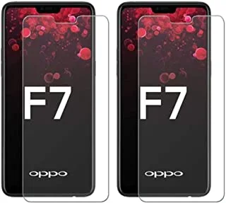 [2 Pack] Oppo F7 Tempered Glass Screen Protector Scratch Guard 9H Shockproof Glass