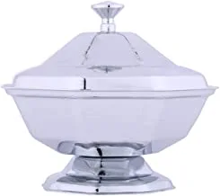 Al Saif Iron Date Bowl Size: Small, Color: Chrome