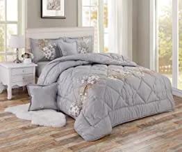 Medium Filling Comforter Set, Single Size, 4 Pieces By Sleep Night