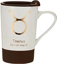 Shallow Zodiac Sign TaurUS Everyday Mug With Lid Pzd-Tau-Jz125N