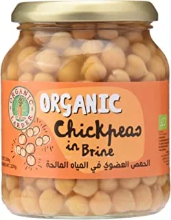Organic Larder Chickpeas In Brine, 350 G, Brown