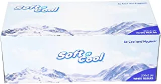 Soft N Cool Ultra Soft & Strong Facial Tissues, 200 X 5 Pcs - 2 Ply