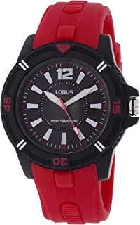 Lorus sport man Mens Analog Quartz Watch with Silicone bracelet RRX11FX8