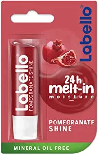 Labello Lip Balm, Moisturising Lip Care, Pomegranate Shine, 4.8g