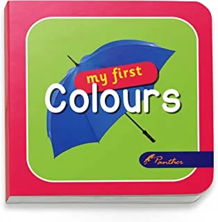Panther Board Books My First Colours 12 Pages In Hard Cover 8.5X8.5Cm, Multicolor, Ty6590
