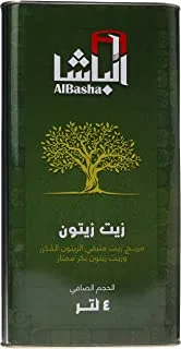 AL Basha Refined Pomace Blended with Extra Virgin Olive Oil, 4 Ltr, Yellow