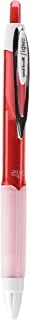 Uni Ball Signo 207 قلم حبر كروي فاخر قابل للسحب ، مقاس 0.7 مم ، أحمر
