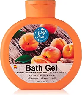Fresh Feel Bath Gel Apricoat, 750 Ml - Pack Of 1