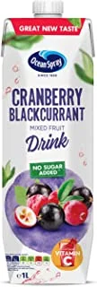 Ocean Spray Cranberry Blackcurrant Juice - 1 Litre, Neautral