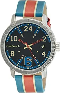 Fastrack Varsity Analog Silver Dial Men's Watch 3178SL01 / 3178SL01