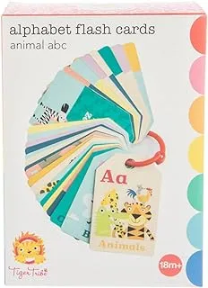 Tiger tribe flash cards, animal abc learning toy