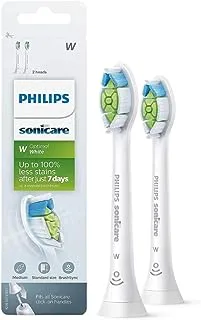 Philips Sonicare 2 Replacment Toothbrush Heads Medium White Colour (HX6062/67)