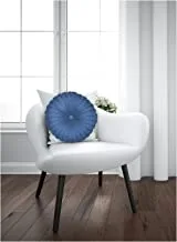 HOME TOWN Cushion, 40 cm Dia Blue