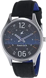 Fastrack Space Analog Blue Dial Men's Watch 3184SL03/NN3184SL03